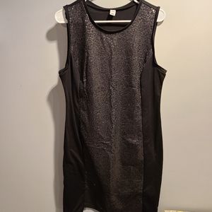 Old Navy Black Sparkly Sequin Dress Generous XL